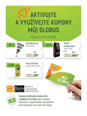 akční leták Globus 10.9.2025-16.9.2025