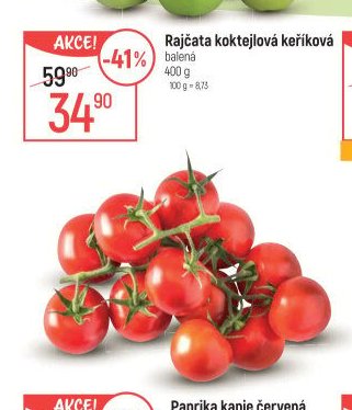 Rajčata koktejlová keříková