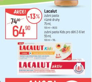 Lacalut zubní pasta - Globus akcniletaky.com