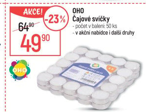 Čajové svíčky OHO