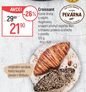 Croissant s náplní