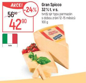 Sýr Gran Spicco 32%