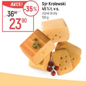 Sýr Krolewski 45% Milkpol