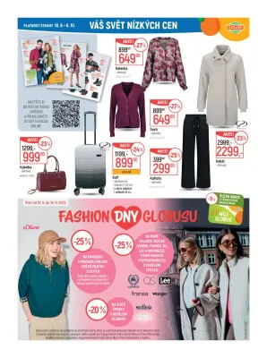 akční leták Globus 10.9.2025-16.9.2025