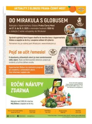akční leták Globus 10.9.2025-16.9.2025