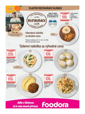 akční leták Globus 10.9.2025-16.9.2025