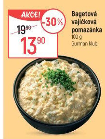 Bagetová vajíčková pomazánka