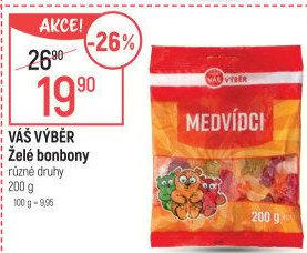 Bonbony želé Váš Výběr