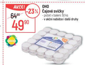Čajové svíčky OHO