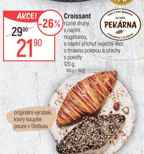 Croissant s náplní