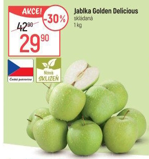 Jablka Golden Delicious