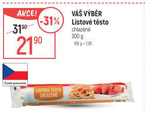 Listové těsto Váš Výběr