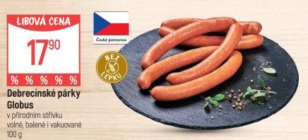 Párky debrecínské Globus