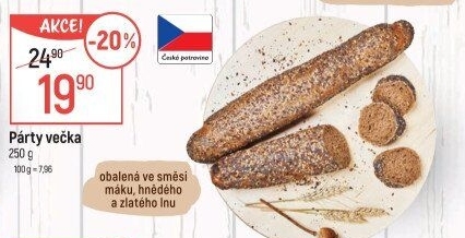 Pečivo Párty večka