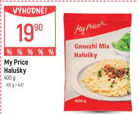 Směs na halušky My Price