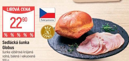 Šunka sedlácká výběrová Globus