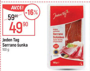 Šunka Serrano Jeden Tag