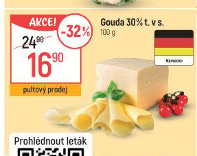 Sýr Gouda 30%