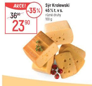 Sýr Krolewski 45% Milkpol
