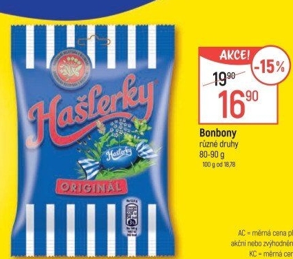 Bonbony Hašlerky Sfinx