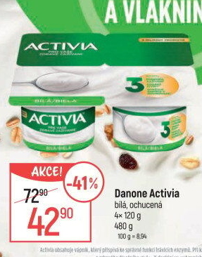 Jogurt ochucený Activia Danone