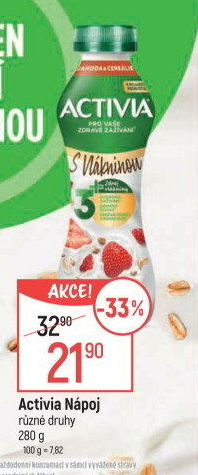 Jogurtový nápoj Activia Danone