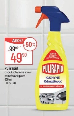 Pulirapid čistič kuchyně ve spreji