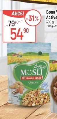 Müsli bez cukru Bonavita