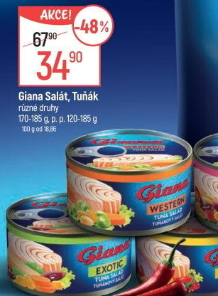 Salát s tuňákem Giana