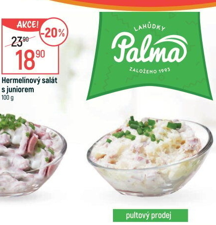 Hermelínový salát s juniorem