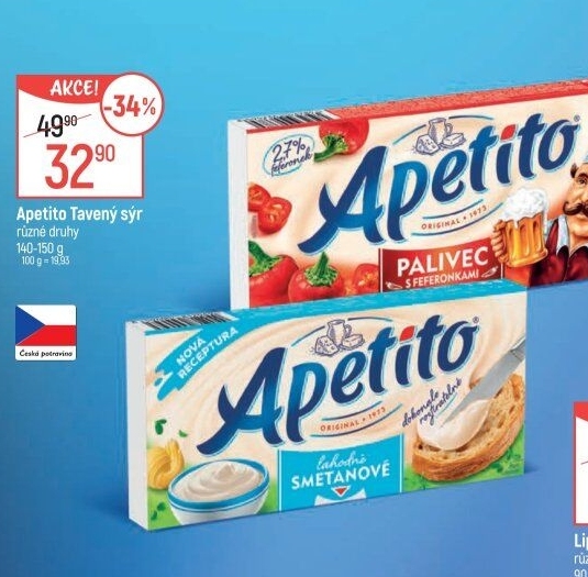 Sýr tavený Apetito