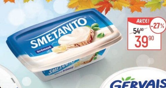 Smetanito Krémové různé druhy
