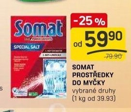 SOMAT PROSTŘEDKY DO MYČKY