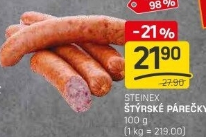 Párečky štýrské Steinex