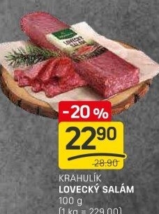 Salám lovecký Krahulík