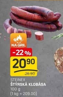 Štýrská klobása Steinex
