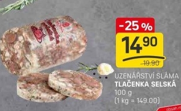 Tlačenka selská Sláma