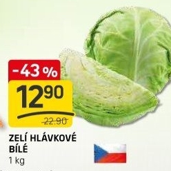 Zelí hlávkové bílé