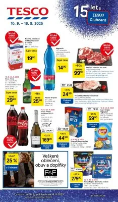 akční leták Tesco 10.9.2025-16.9.2025
