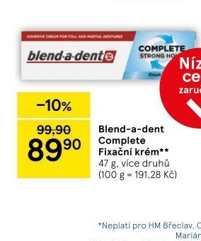 Blend-a-dent Complete Fixační krém