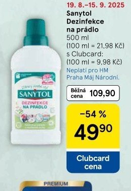 Sanytol Dezinfekce na prádlo