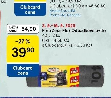 Fino Zeus Flex Odpadkové pytle