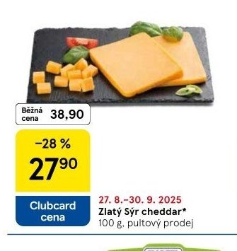 Zlatý Sýr cheddar*