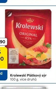 Krolewski Plátkový sýr