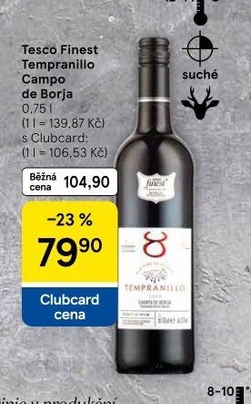 Tesco Finest Tempranillo Campo de Borja