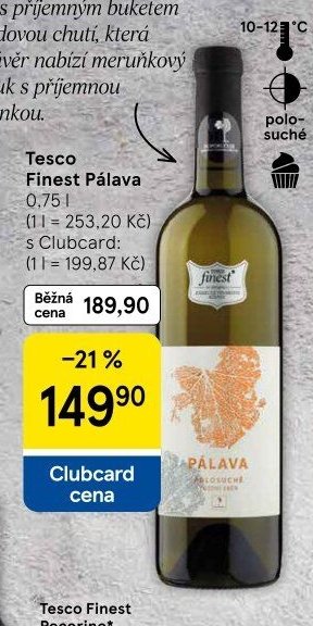 Tesco Finest Pálava
