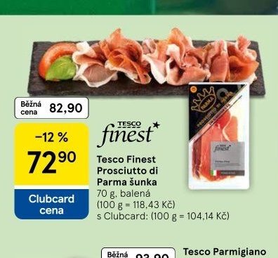 Tesco Finest Prosciutto di Parma šunka 70 g