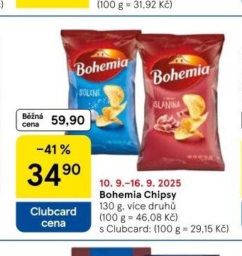 Bohemia Chipsy 130 g
