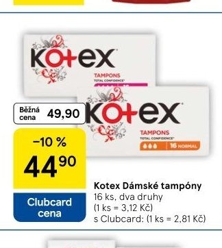Kotex Dámské tampóny