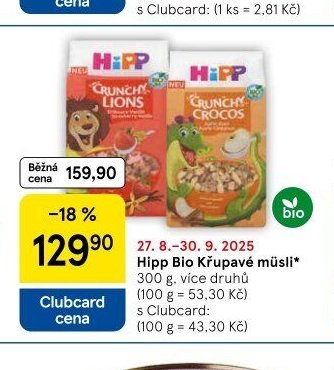 Hipp Bio Křupavé müsli
